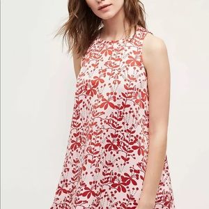 NWOT Anthropologie Cynthia Rowley Chestnut Hill Swing Dress Sz 6 P